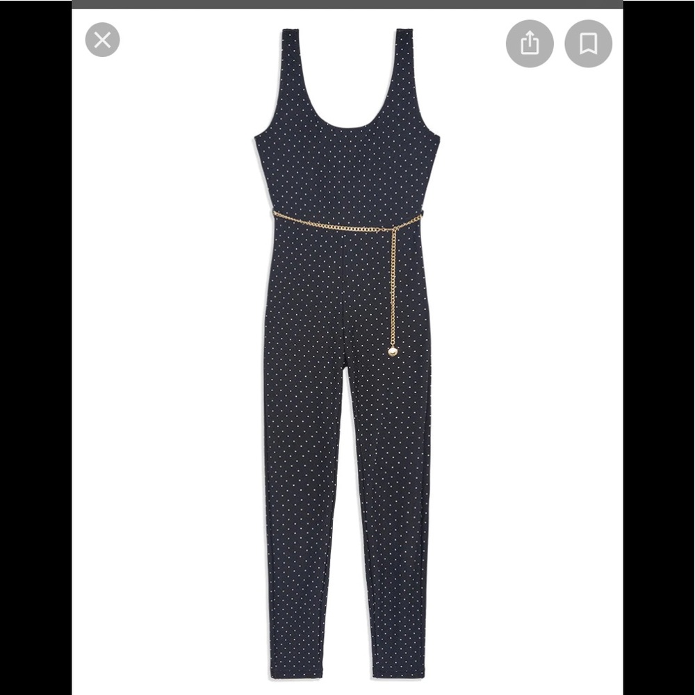 WeWoreWhat polka dot jumpsuit Small